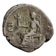 Denarius - Julia Domna PIETAS AVG; Pietas and Vesta, Rome, 193-194 reverse image