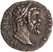 Denarius - Septimius Severus APOLLINI AVGVSTO; Apollo obverse image