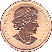 50 Cents - Elizabeth II Daspletosaurus obverse image