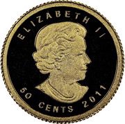 50 Cents - Elizabeth II Geese obverse image
