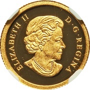 50 Cents - Elizabeth II Cariboo Gold Rush obverse image