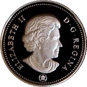 50 Cents - Elizabeth II 4th portrait; Silver Proof Issue obverse image