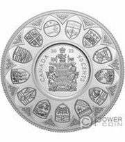 50 Cents - Elizabeth II Coat of Arms, Canada, 2022 reverse image