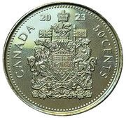 50 Cents - Charles III, Canada, 2023 reverse image