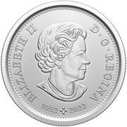 50 Cents In the name of Elizabeth II; Coat of arms, Silver obverse image