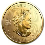 50 Cents In the name of Elizabeth II; GML Bullion Coinage obverse image
