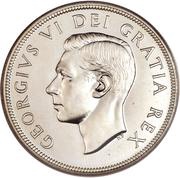 1 Dollar - George VI Welcome Newfoundland obverse image