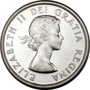 1 Dollar - Elizabeth II 1st portrait obverse image