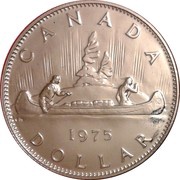 1 Dollar - Elizabeth II 2nd portrait; large portrait reverse image