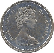 1 Dollar - Elizabeth II British Columbia obverse image