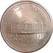 1 Dollar - Elizabeth II Prince Edward Island, Canada, 1973 reverse image