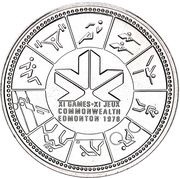 1 Dollar - Elizabeth II Commonwealth Games, Canada, 1978 reverse image