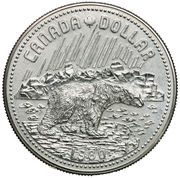 1 Dollar - Elizabeth II Arctic Territories, Canada, 1980 reverse image
