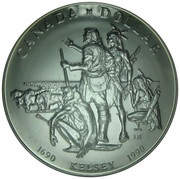 1 Dollar - Elizabeth II Henry Kelsey, Canada, 1990 reverse image