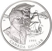 1 Dollar - Elizabeth II Hudson Bay Co., Canada, 1995 reverse image