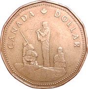 1 Dollar - Elizabeth II Peacekeeping, Canada, 1995 reverse image