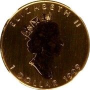 1 Dollar - Elizabeth II Hologram colored GML fractionnal set; 1⁄20 oz obverse image
