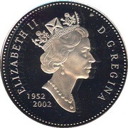 1 Dollar - Elizabeth II Golden Jubilee obverse image