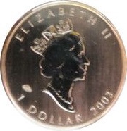 1 Dollar - Elizabeth II Hologram SML fractionnal set; 1⁄20 oz obverse image
