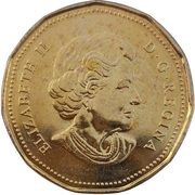 1 Dollar - Elizabeth II Lucky Loonie 2004 obverse image