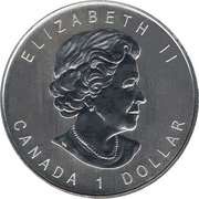 1 Dollar - Elizabeth II Timber Wolf obverse image