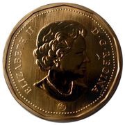 1 Dollar - Elizabeth II Trumpeter Swan; specimen set obverse image