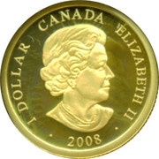 1 Dollar - Elizabeth II Gold Louis obverse image
