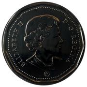 1 Dollar - Elizabeth II Montreal Canadiens (visitor) obverse image