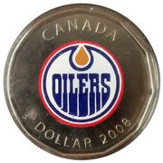 1 Dollar - Elizabeth II Edmonton Oilers (home), Canada, 2008 reverse image