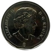 1 Dollar - Elizabeth II Ottawa Senators (visitor) obverse image