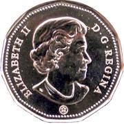 1 Dollar - Elizabeth II Edmonton Oilers (visitors) obverse image