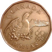 1 Dollar - Elizabeth II Lucky Loonie 2008, Canada, 2008 reverse image