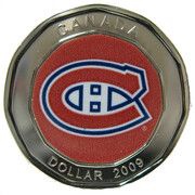 1 Dollar - Elizabeth II Montréal Canadiens, Canada, 2009 reverse image