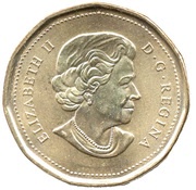 1 Dollar - Elizabeth II Royal Canadian Navy obverse image