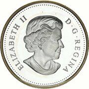 1 Dollar - Elizabeth II Royal Canadian Navy; gold plated obverse image