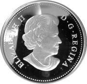 1 Dollar - Elizabeth II Parks Canada; gold plated obverse image
