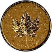 1 Dollars - Elizabeth II Royal Canadian Mint Refinery, Canada, 2011 reverse image
