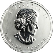1 Dollar - Elizabeth II ¾ oz. Silver Bullion Coinage; War of 1812 obverse image