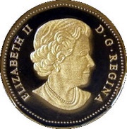 1 Dollar - Elizabeth II 4th portrait; Silver Proof Issue, double date obverse image