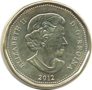 1 Dollar - Elizabeth II Lucky Loonie 2012-2014 obverse image