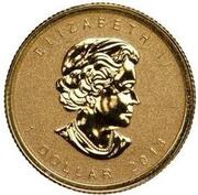 1 Dollar - Elizabeth II Fractional GML; 1⁄20 oz obverse image