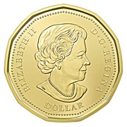 1 Dollar - Elizabeth II Lucky Loonie 2016 new design obverse image