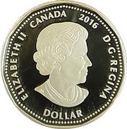 1 Dollar - Elizabeth II Celebrating Canadian Athletes obverse image