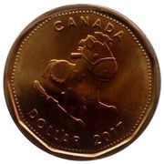 1 Dollar - Elizabeth II Baby 2017, Canada, 2017 reverse image