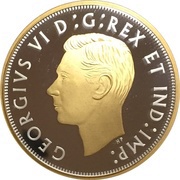 1 Dollar In the name of George VI; Canadian Parliament obverse image
