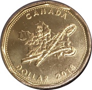 1 Dollar - Elizabeth II Holiday Gift 2018, Canada, 2018 reverse image