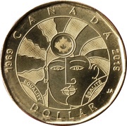 1 Dollar - Elizabeth II Equality, Canada, 2019 reverse image