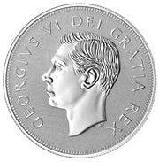 1 Dollar In the name of George VI; The Matthew obverse image