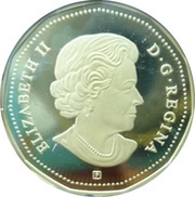 1 Dollar - Elizabeth II 4th portrait, colored obverse image