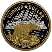1 Dollar - Elizabeth II Arctic Terrotories, Canada, 2020 reverse image